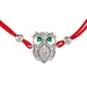 Браслет на нити шамбола Сова с фианитами Silver Style (80274.20 sku:2300103985760) - изображение 2