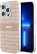 Etui DKNY IML Mono & Stripe MagSafe do Apple iPhone 13/13 Pro Pink (3666339267612) - obraz 1