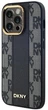 Etui DKNY Leather Checkered Mono Pattern MagSafe do Apple iPhone 13 Pro Max Black (3666339259785) - obraz 2
