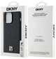 Etui DKNY Leather Pattern Metal Logo MagSafe do Apple iPhone 13 Pro Max Black (3666339261467) - obraz 8