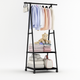 Пересувна підлогова вішалка для одягу THE NEW COAT RACK Чорний - зображення 2