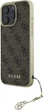 Etui Guess 4G Charms Collection do Apple iPhone 16 Pro Brown (GUHCP16LGF4GBR) - obraz 3