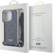 Etui Guess Crossbody Cord 4G Print do Apple iPhone 16 Pro Black (GUHCP16LHC4SEK) - obraz 7