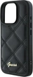 Etui Guess Quilted Metal Logo do Apple iPhone 16 Pro Black (GUHCP16LPSQSQSK) - obraz 6