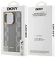 Etui DKNY Leather Checkered Mono Pattern MagSafe do Apple iPhone 14 Pro Beige (3666339259952) - obraz 8