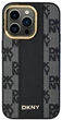 Etui DKNY Leather Checkered Mono Pattern MagSafe do Apple iPhone 14 Pro Black (3666339259815) - obraz 3