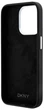 Etui DKNY Liquid Silicone Small Metal Logo MagSafe do Apple iPhone 14 Pro Black (3666339265694) - obraz 6