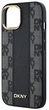 Etui DKNY Leather Checkered Mono Pattern MagSafe do Apple iPhone 14 / 15 / 13 Black (3666339259792) - obraz 5