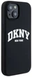 Etui DKNY Liquid Silicone White Printed Logo MagSafe do Apple iPhone 14 / 15 / 13 Black (3666339266653) - obraz 4