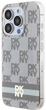 Etui DKNY IML Checkered Mono Pattern & Printed Stripes MagSafe do Apple iPhone 14 Pro Max Beige (3666339269487) - obraz 2