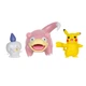 Набор игровых фигурок Pokemon W18 - Пикачу, Летик, Слоупок - изображение 2