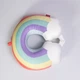 Подушка для шиї Rainbow U-подібна, рожевий HP-56-13P - зображення 3