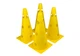 Конусы (фишки) для футбола EasyFit PVC 4 шт 31см Желтый для тренировок (EF-1679-4Y) - изображение 1