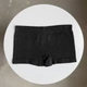 Женские эластичные шортики боксеры Ouno 83098 в полосу, Черные L/XL - изображение 3