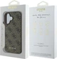 Etui Guess 4G Classic do Apple iPhone 16 Brown (GUHCP16SG4GFBR) - obraz 5