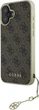 Etui Guess 4G Charms Collection do Apple iPhone 16 Brown (GUHCP16SGF4GBR) - obraz 3