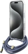 Etui Guess Crossbody Cord 4G Print do Apple iPhone 16 Blue (GUHCP16SHC4SEB) - obraz 4
