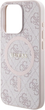 Панель Guess 4G Collection Leather Metal Logo MagSafe для Apple iPhone 14 Pro Max Pink (3666339226732) - зображення 6