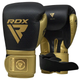Рукавички боксерські з капою RDX MARK PRO SPARRING TRI LIRA 2 розмір 10 унцій, чорно-золотисті - изображение 1