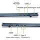 Ноутбук Acer Swift Go 14 AI SFG14-75-7694 (NX.JNBEP.004), Ultra 7-258V / 14″ / RAM 32 ГБ / SSD 1 ТБ / Windows 11 Home / Blue - зображення 6