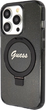 Панель Guess Ring Stand Script Glitter MagSafe для Apple iPhone 14 Pro Max Black (3666339156312) - зображення 3