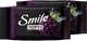 Упаковка серветок вологих Smile Чорні з ароматом ожини 50 шт х 2 пачки (4823071670554) - зображення 1