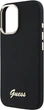 Панель Guess Silicone Script Metal Logo & Frame для Apple iPhone 16 Black (GUHCP16SSMBSLK) - зображення 6
