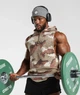 Спортивное худи без рукавов Gymshark Legacy Drop Arm Hoodie Slim Fit Cement Brown М - изображение 5