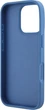 Панель Guess Leather Metal Logo Strass Crossbody для Apple iPhone 16 Pro Max Blue (GUHCP16XP4TDSCPB) - зображення 7