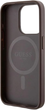 Etui plecki Guess 4G Collection Leather Metal Logo MagSafe do Apple iPhone 14 Pro Brown (3666339226442) - obraz 6
