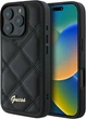 Панель Guess Quilted Metal Logo для Apple iPhone 16 Pro Max Black (GUHCP16XPSQSQSK) - зображення 1
