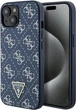 Панель Guess 4G Triangle Metal Logo для Apple iPhone 15 Plus/14 Plus Blue (GUHCP15MPG4GPB) - зображення 1