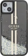 Панель Guess Liquid Glitter Gold Stripes для Apple iPhone 15 Plus/14 Plus Black (GUHCP15MLFCSEGK) - зображення 3