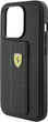 Панель Ferrari Grip Stand Metal Logo для Apple iPhone 15 Pro Max Black (FEHCP15XGSPSIK) - зображення 6