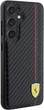 Etui Ferrari Carbon Printed Line do Samsung Galaxy S24 Plus Black (FEHCS24MN3DUR) - obraz 4