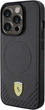 Etui Ferrari Carbon Metal Logo MagSafe do Apple iPhone 15 Pro Black (FEHMP15LPTEK) - obraz 2