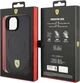 Etui Ferrari Carbon Metal Logo MagSafe do Apple iPhone 15/14/13 Black (FEHMP15SPTEK) - obraz 8
