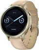 Смарт-часы Garmin Venu 4 41 mm Lunar Gold with Light Sand Leather Band (010-03013-03) - изображение 1