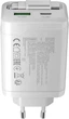Зарядное устройство для Canyon OnCharge 65RC Build-In Cable USB-C 65W 1xPD 1xQC White (CNS-CURC65ACB) - изображение 5