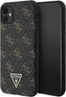Etui Guess 4G Triangle Metal Logo do Apple iPhone 11/Xr Black (GUHCN61PG4GPK) - obraz 1