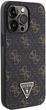 Панель Guess 4G Triangle Metal Logo для Apple iPhone 14 Pro Max Black (GUHCP14XPG4GPK) - зображення 4