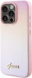 Панель Guess Saffiano Iridescent Script для Apple iPhone 14 Pro Max Pink (GUHCP14XPSAIRSP) - зображення 2