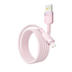 USB YOKI STYLE YK-ST41 Lightning 2.4A 1.2m Розовый - изображение 5