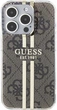 Панель Guess IML 4G Gold Stripe для Apple iPhone 15 Pro Brown (GUHCP15LH4PSEGW) - зображення 3