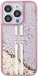 Панель Guess Liquid Glitter Gold Stripes для Apple iPhone 15 Pro Pink (GUHCP15LLFCSEGP) - зображення 3