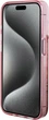 Панель Guess Liquid Glitter Gold Stripes для Apple iPhone 15 Pro Pink (GUHCP15LLFCSEGP) - зображення 5