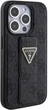 Etui Guess Grip Stand 4G Triangle Strass do Apple iPhone 15 Pro Black (GUHCP15LPGS4TDK) - obraz 5