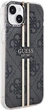 Панель Guess IML 4G Gold Stripe для Apple iPhone 15 Plus/14 Plus Black (GUHCP15MH4PSEGK) - зображення 4