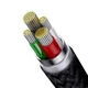 USB кабель 3в1 Micro USB/Lightning/Type-C Baseus StarSpeed One-for-three Fast Charging (1.2м, 3.5A). Black - изображение 5
