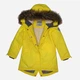 Подростковое зимнее пальто для девочки Huppa Vivian 1 12490120-70002 140 см Желтое (4741468795874) - изображение 4